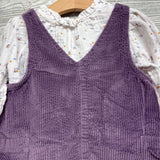 Corduroy Jumper & Muslin Shirt Flowers 3t