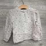 Corduroy Jumper & Muslin Shirt Flowers 3t