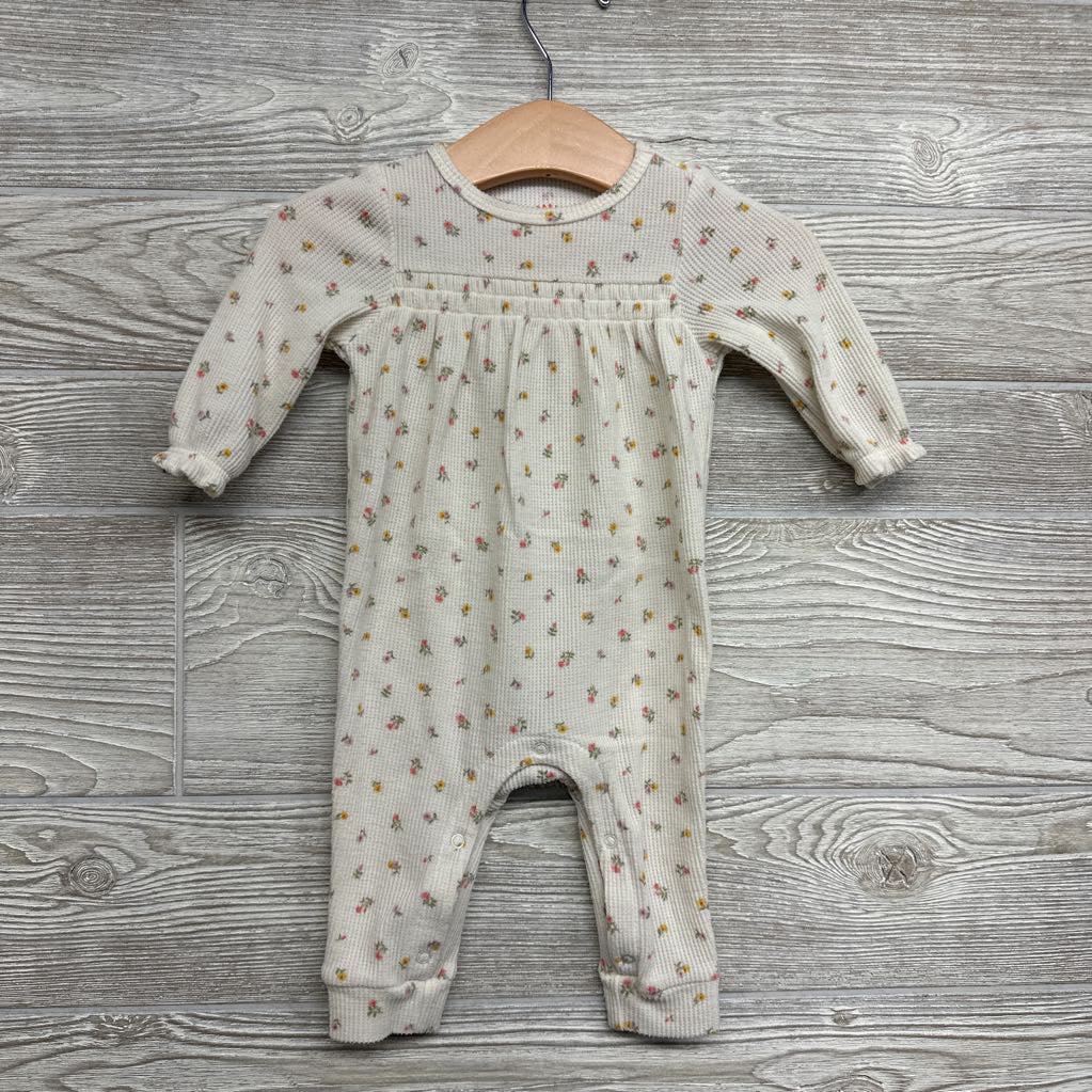 Waffle Knit Outfit Flowers 0-3M