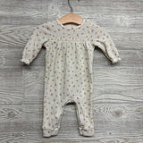 Waffle Knit Outfit Flowers 0-3M