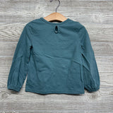 LS Shirt Sequins Flowers 4t