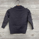 Mock Neck Sweater Poms 3t