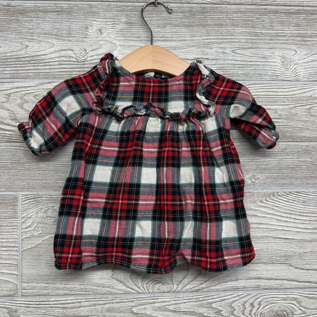 Plaid Shirt Ruffles 0-3M