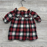 Plaid Shirt Ruffles 0-3M