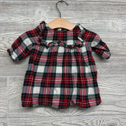 Plaid Shirt Ruffles 0-3M