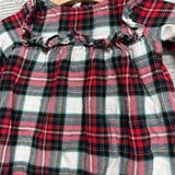 Plaid Shirt Ruffles 0-3M