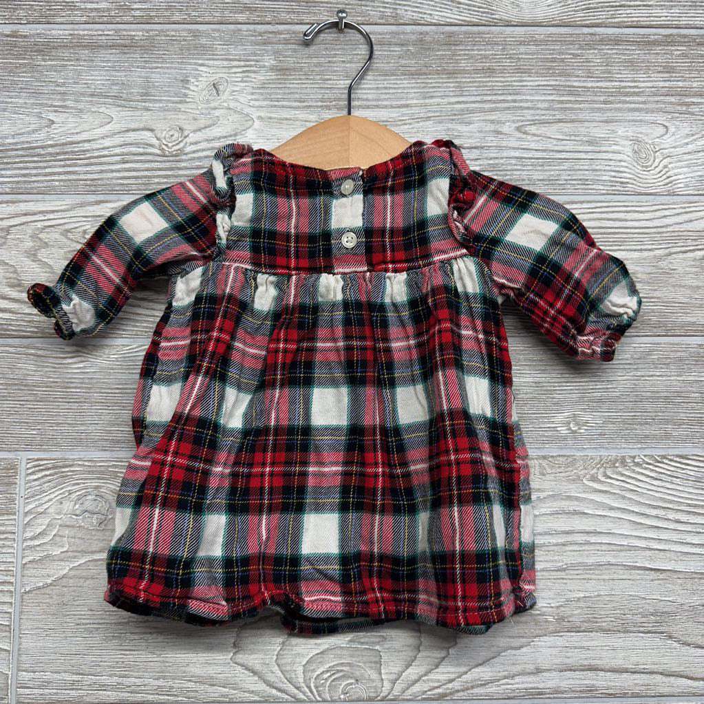 Plaid Shirt Ruffles 0-3M