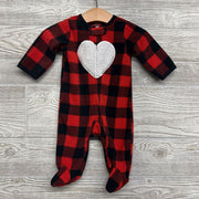 Gingham Blanket Sleeper Heart 3M