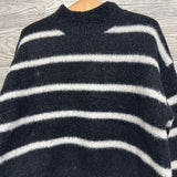 Mock Neck Sweater Stripes 7-8