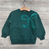 Crewneck Glitter Bow 3t