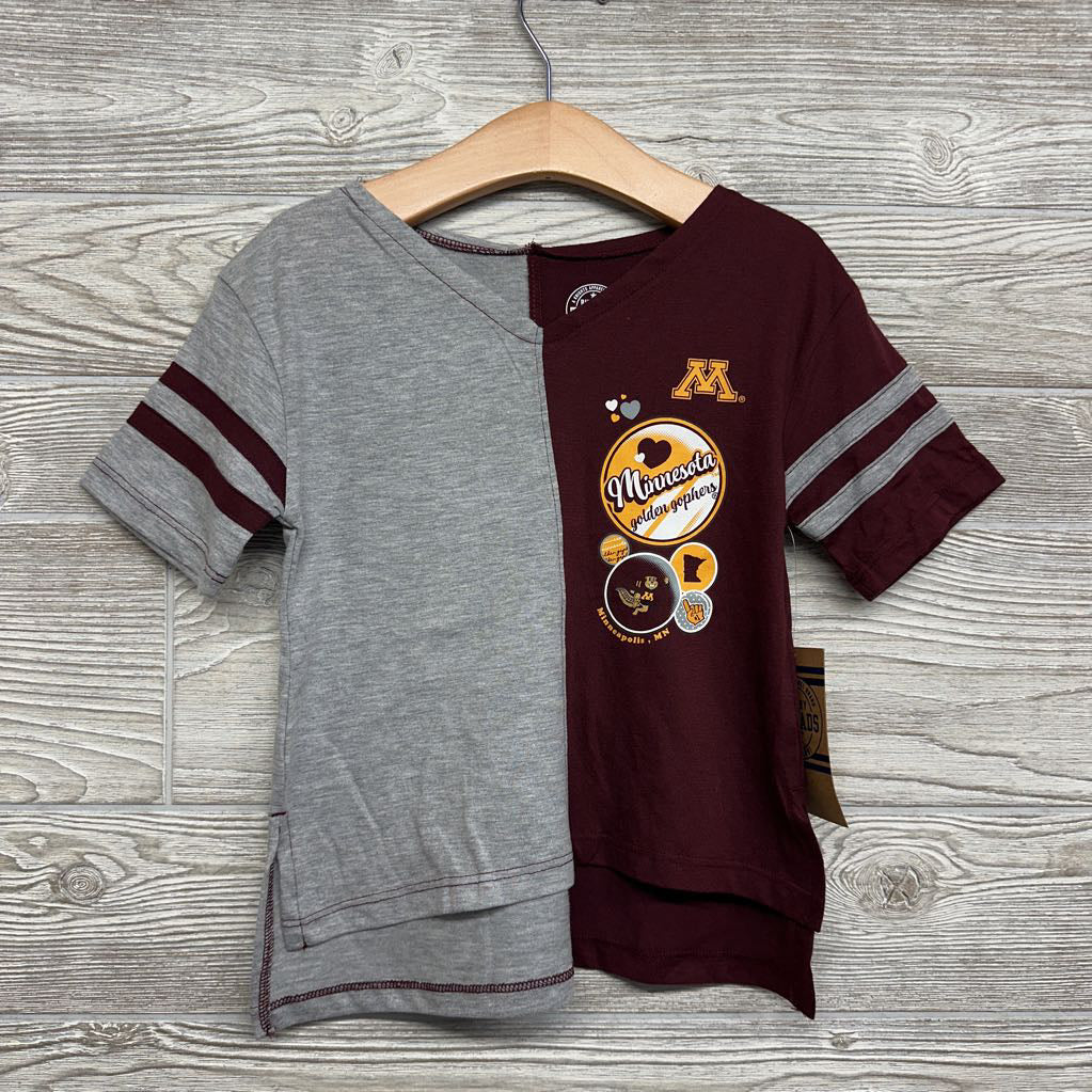 NEW V Neck Shirt Minnesota Gophers 6-6x