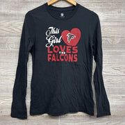 NEW LS Shirt This Girl Loves The Falcons 16