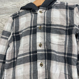 Plaid Button Up Shirt W/ Hood 3t