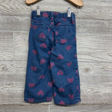 Wide Leg Jeans Hearts 2T