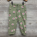 Drawstring Jogger Sweatpants Flowers 2T