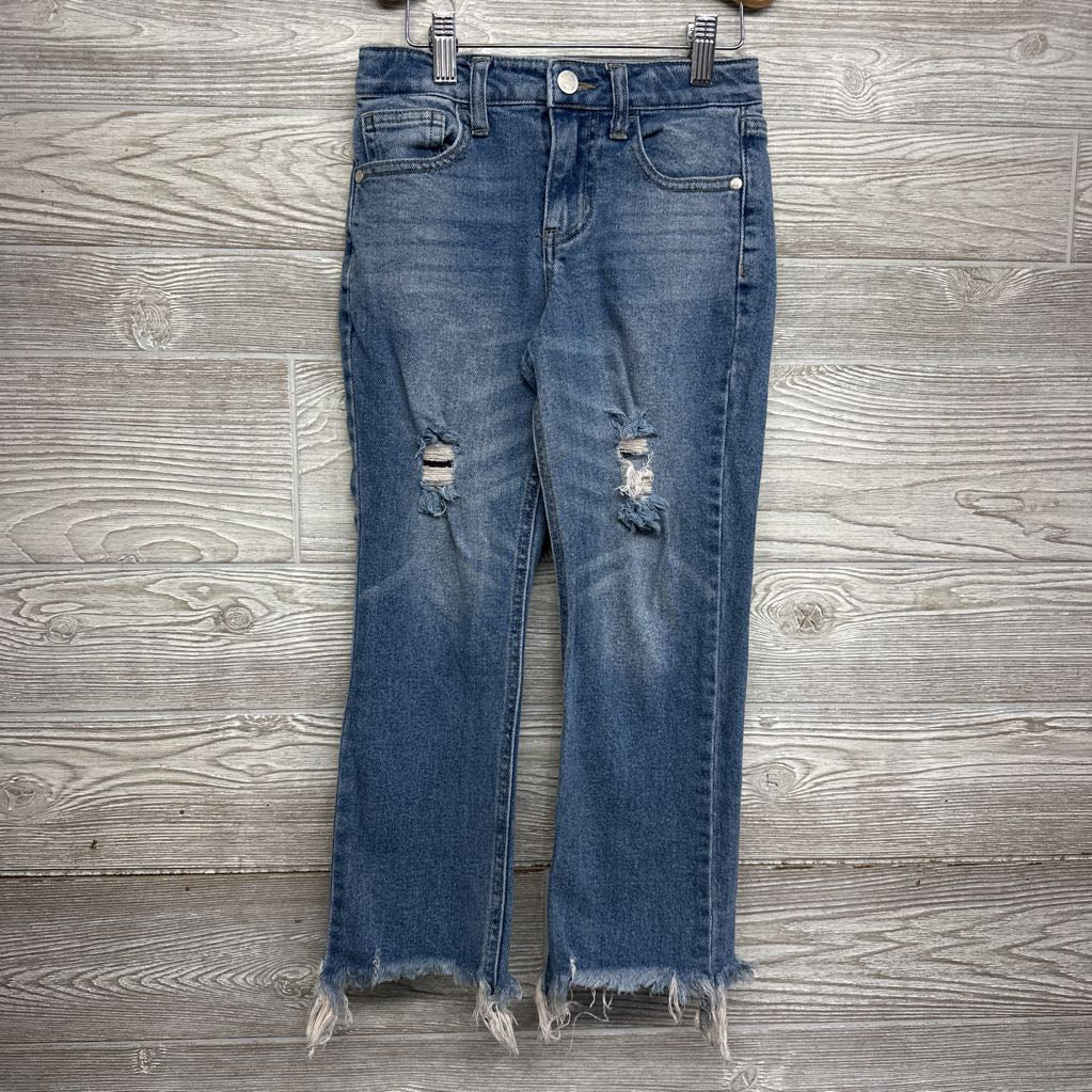 Wide Leg Jeans Frayed 7