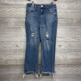 Wide Leg Jeans Frayed 7