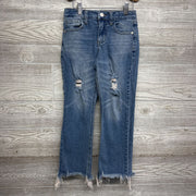 Wide Leg Jeans Frayed 7
