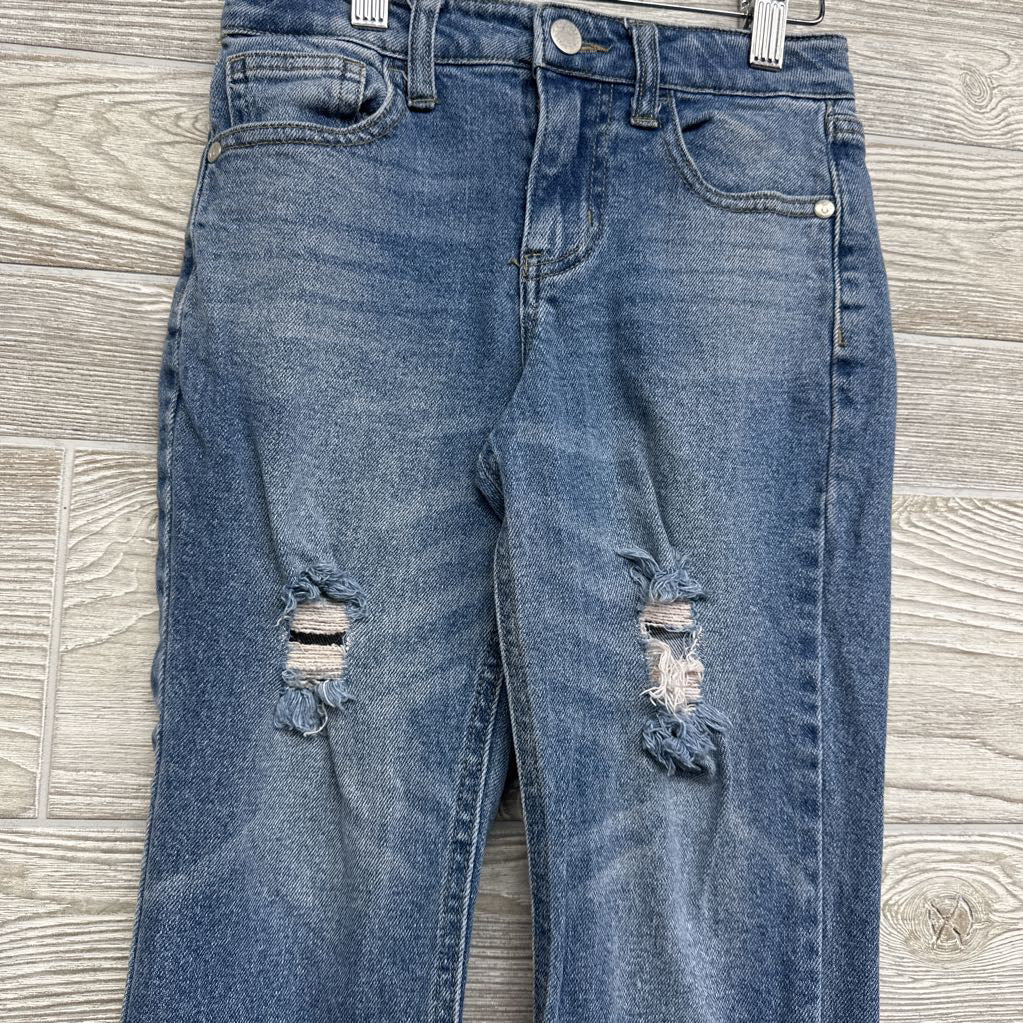 Wide Leg Jeans Frayed 7