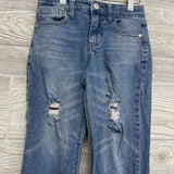 Wide Leg Jeans Frayed 7