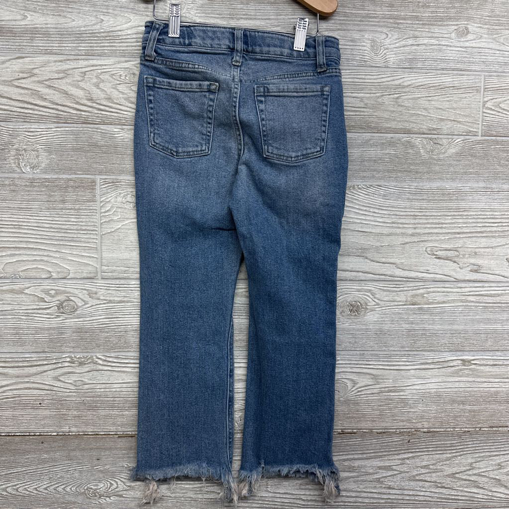 Wide Leg Jeans Frayed 7