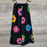 Wide Leg Pants Flowers 7