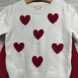 SS Sweater Hearts & Knit Skirt 10-12