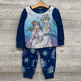 2 Pc LS PJs Anna Else Snowflakes 4T