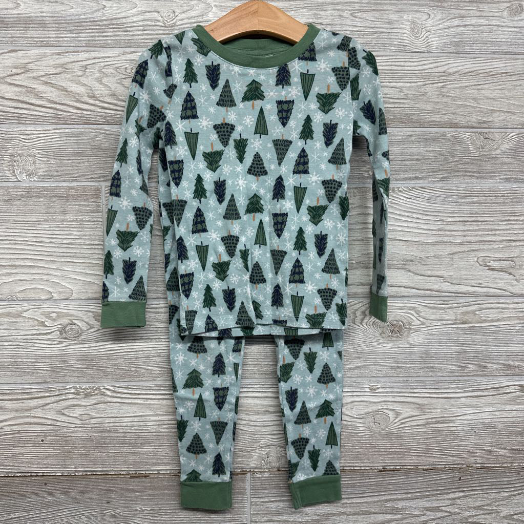 2 Pc LS PJs Trees Snowflakes 4