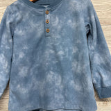 2 Pc LS Cozy Waffle Knit Henley Shirt Tie Dye 4