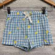 PJ Shorts Gingham Lemons 6-7