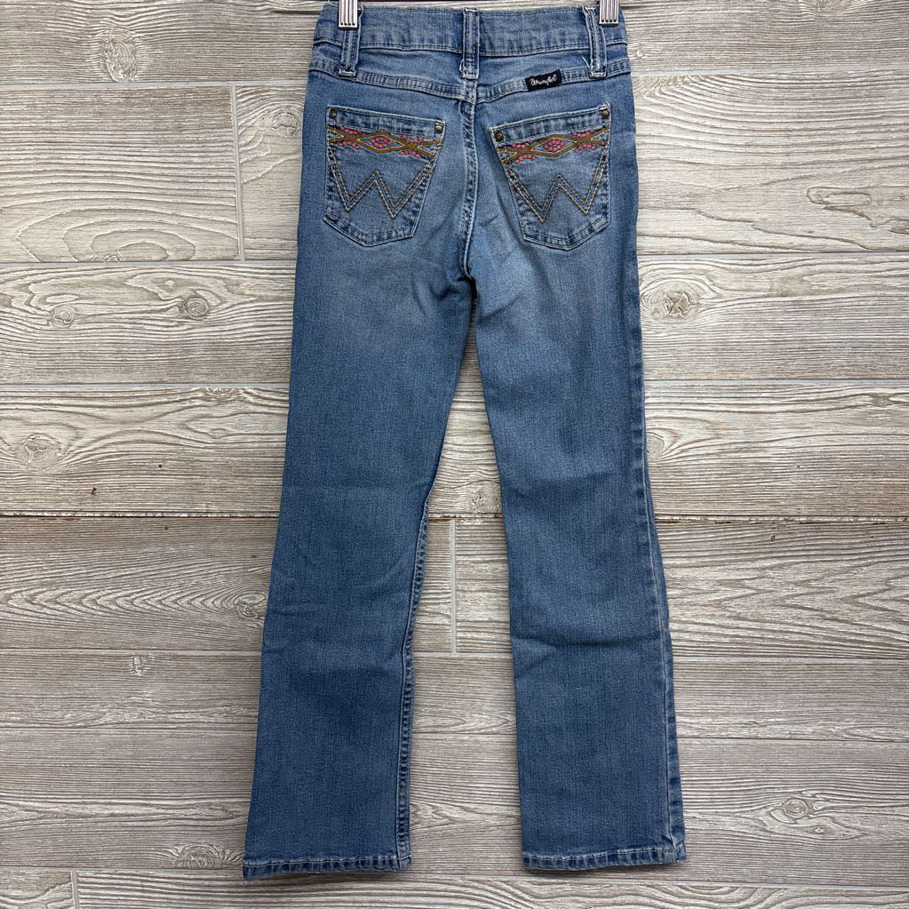 Bootcut Jeans Embroidered Pockets 8 Slim
