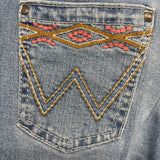 Bootcut Jeans Embroidered Pockets 8 Slim