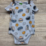 Ribbed Bodysuit & Pants Cookie Monster Milk 0-3M