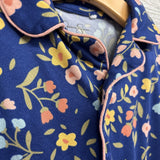 2 Pc LS Button Up PJs Flowers 4