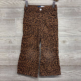 Wide Leg Jeans Animal Print 4T