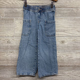 Wide Leg Jeans Side Pockets 4T