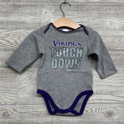 LS Bodysuit Vikings Touch Down 6-12M
