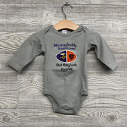 LS Bodysuit Mommy Loves Vikings Daddy Loves Bears 6-12M