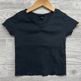 Ribbed V Neck Shirt Lettuce Trim 8