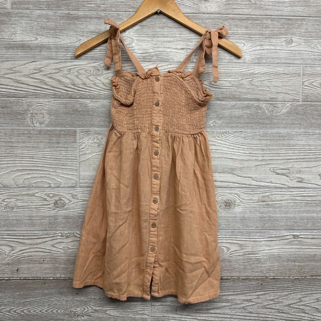 Smocked Tank Button Up Dress 6