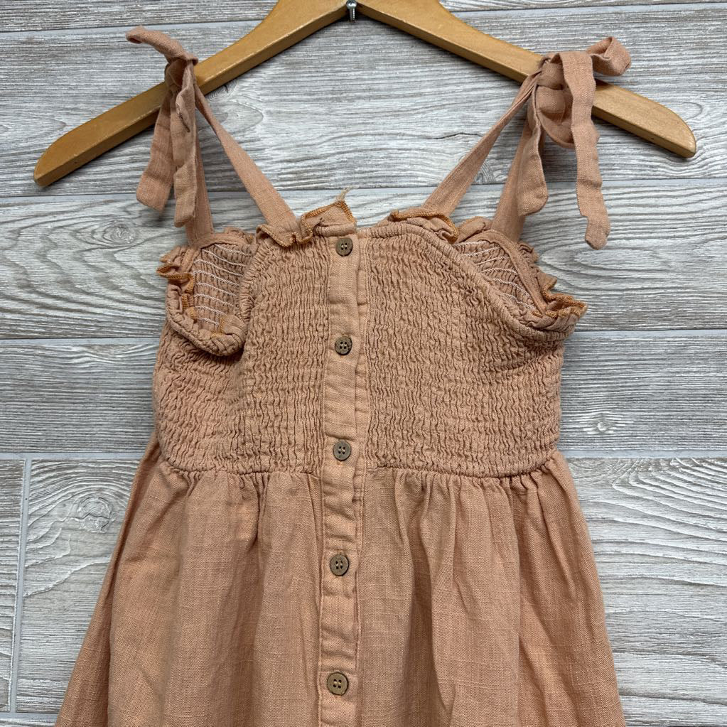 Smocked Tank Button Up Dress 6