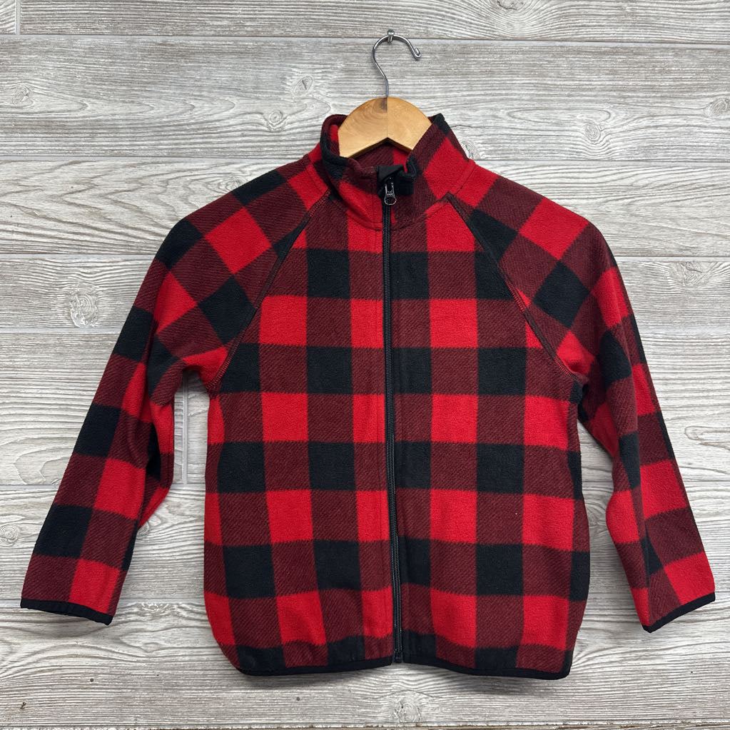 Full Zip Fleece Jacket Buffalo Plaid 8
