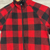 Full Zip Fleece Jacket Buffalo Plaid 8