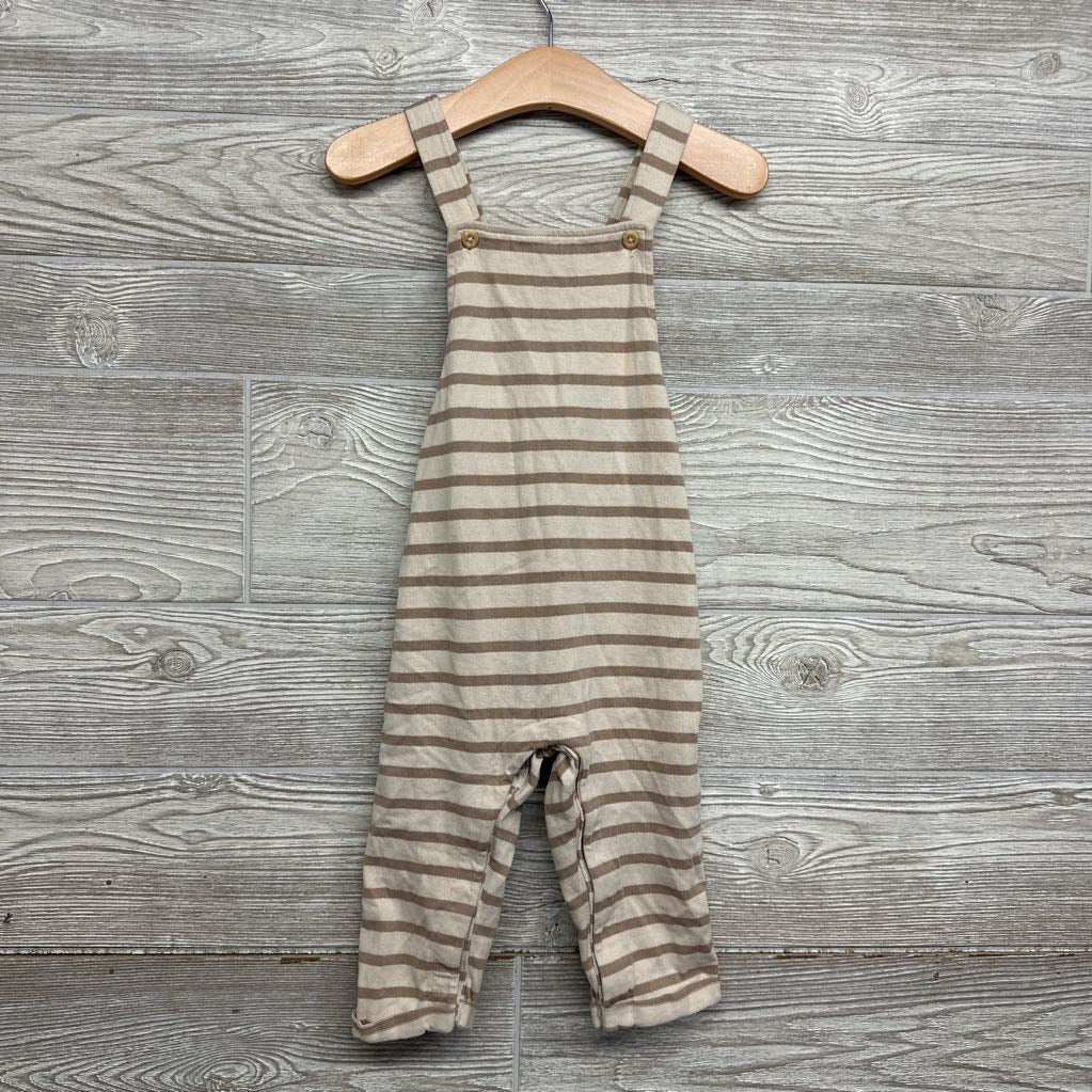 Harem Cuffed Overalls Stripes 12M