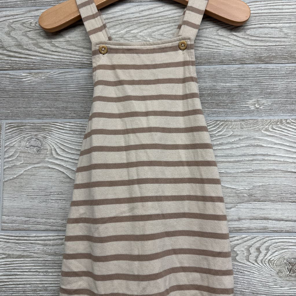 Harem Cuffed Overalls Stripes 12M