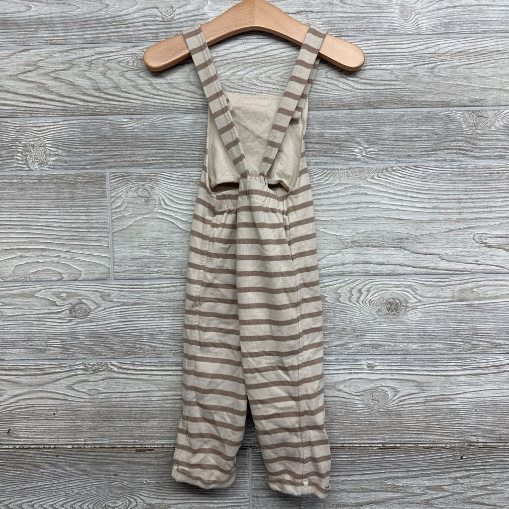 Harem Cuffed Overalls Stripes 12M