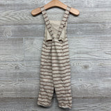 Harem Cuffed Overalls Stripes 12M