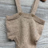 Speckle Knit Suspender Bloomers 12-18M