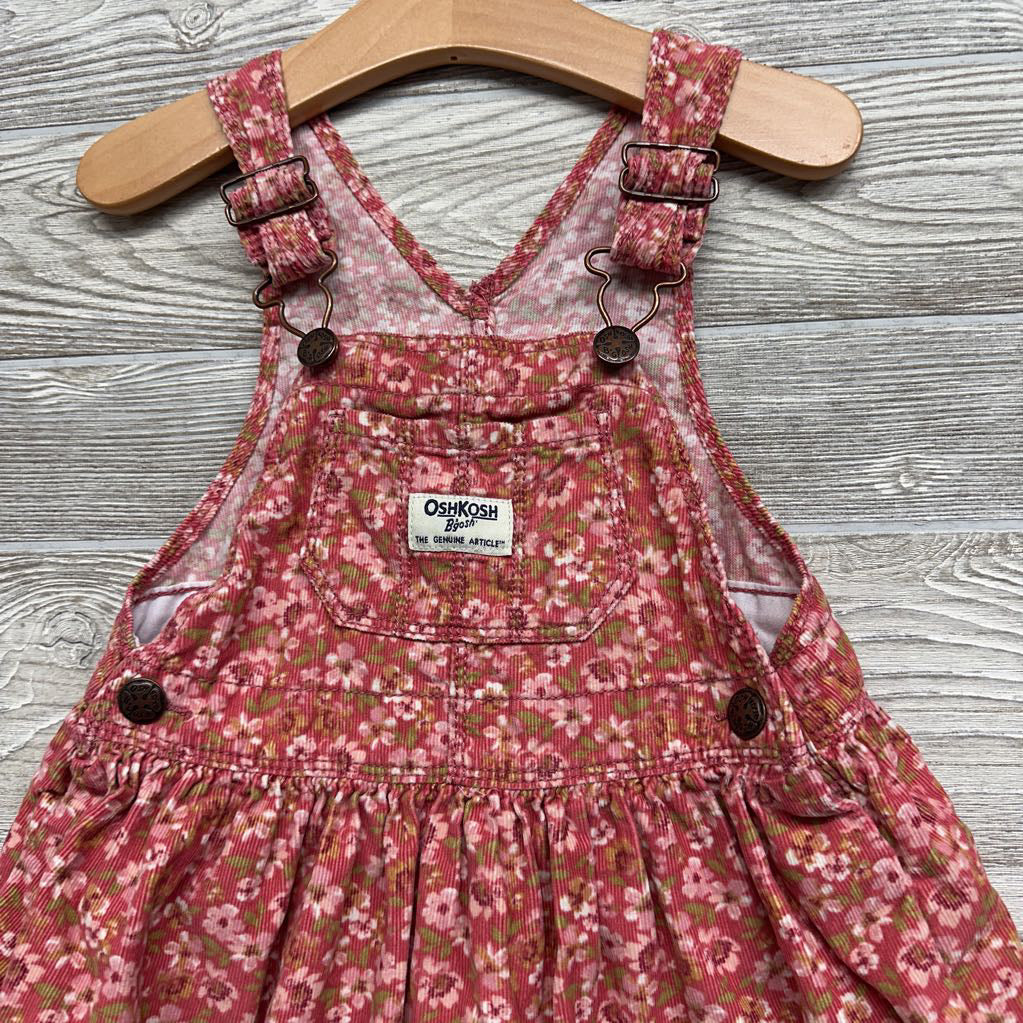 Cord Skirtall Flowers 2T